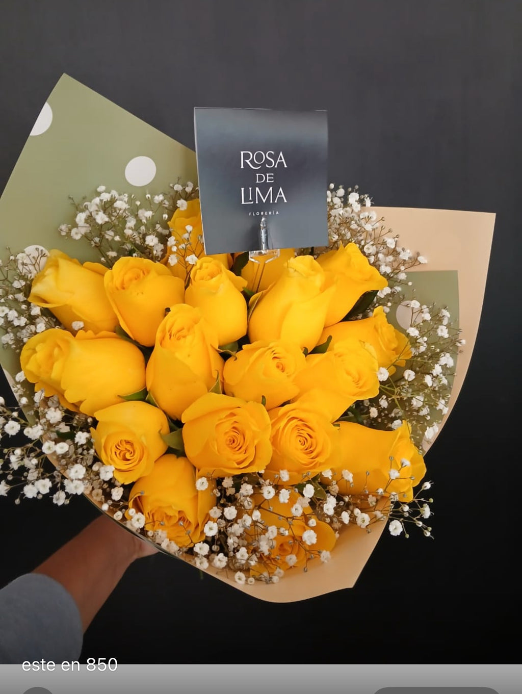 Bouquet rosas amarillas